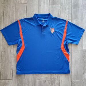 UF Florida Gators Men's 3XL Or‎ 2XL Blue Polo Shirt Logo Orange NCAA Football